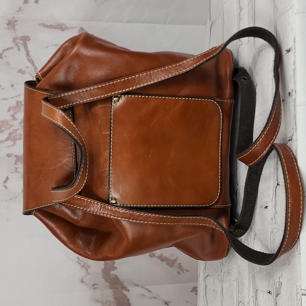 Patricia Nash Genuine Leather Backpack Gem